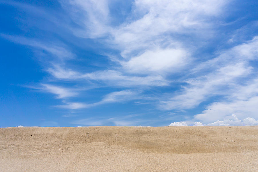 View Of Sand Against Blue Sky And Clouds Photograph by Jesse Coleman / Eyeem View Of Sand Against Blue Sky And Clouds Photograph by Jesse Coleman / Eyeem