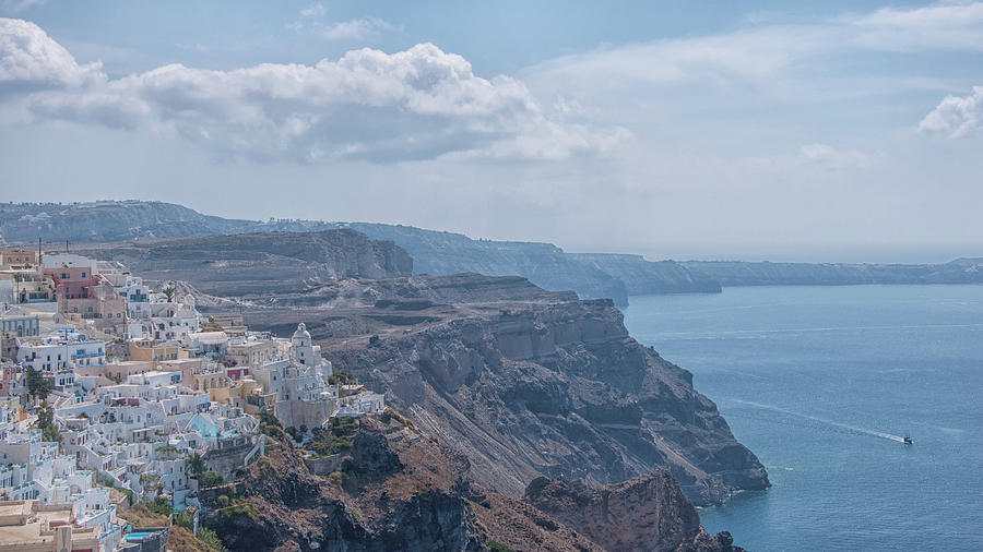 View of Santorini Photograph by CR Courson