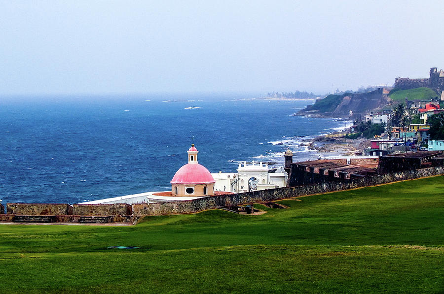 View of sea from El Morro Photograph by Aashish Vaidya