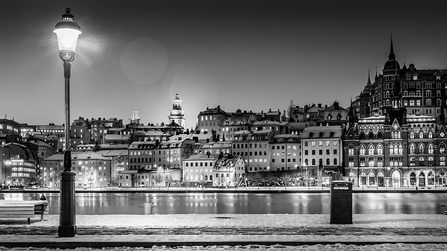 Black And White Photograph - View of Stockholm by Nicklas Gustafsson