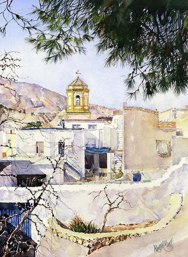 Mountain Painting - View Of Terque by Margaret Merry