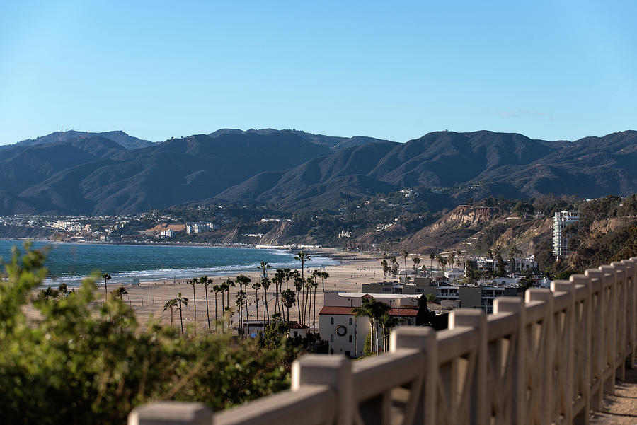 View of the Beautiful Santa Monica Bay Photograph by Mark Stout
