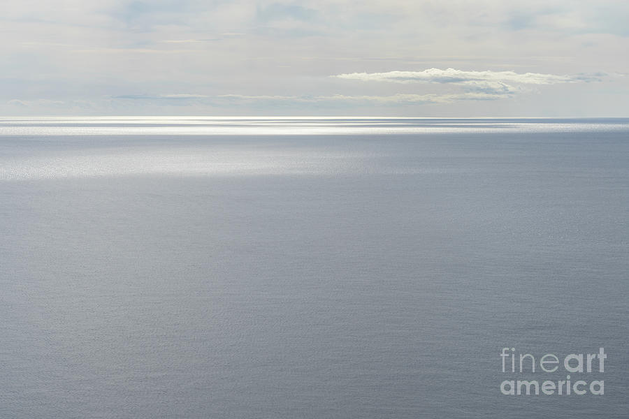 View of the calm Mediterranean Sea Photograph by Adriana Mueller