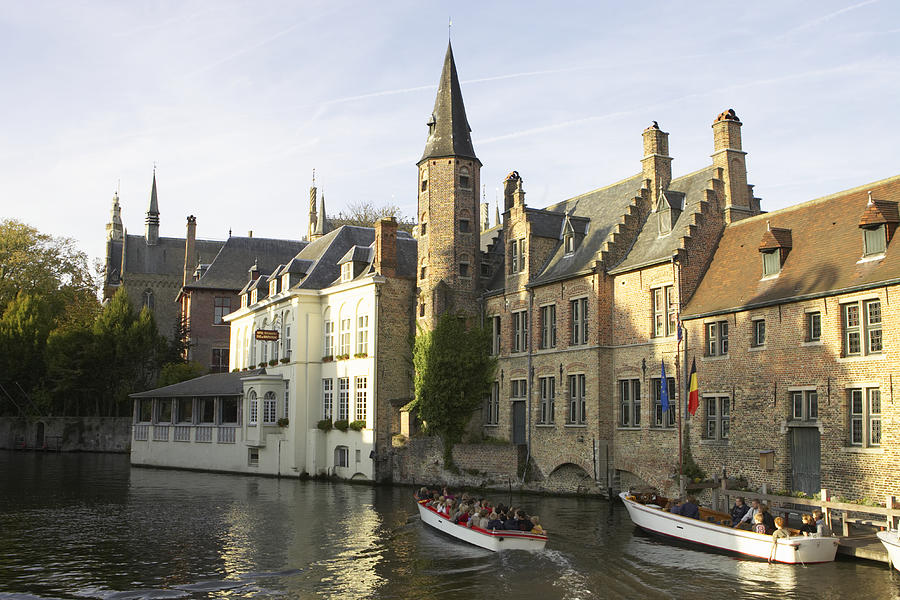 View of the canal in the old town Photograph by Christof Koepsel