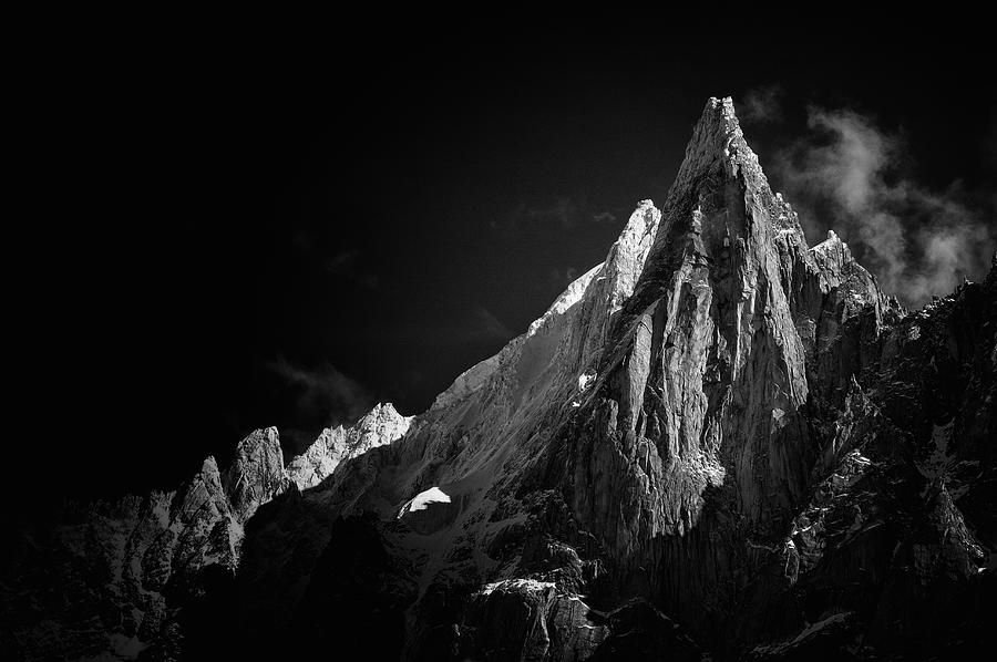 View of The Chamonix Needles,French Alps Photograph by Mike Hill