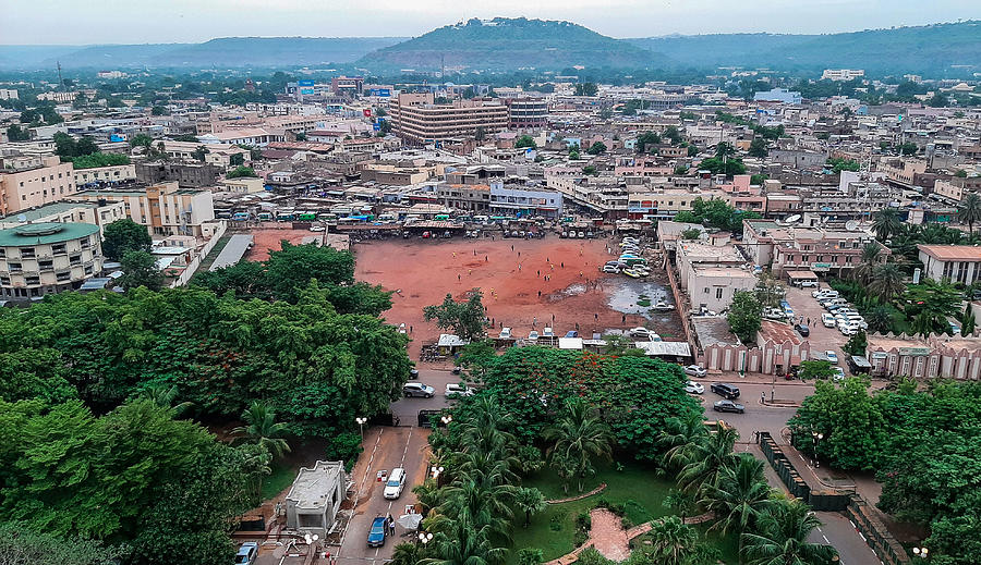 View of the city center of Bamako Photograph by John Images