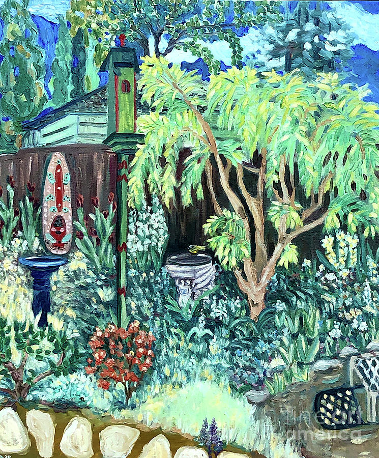 View Of The Garden Painting