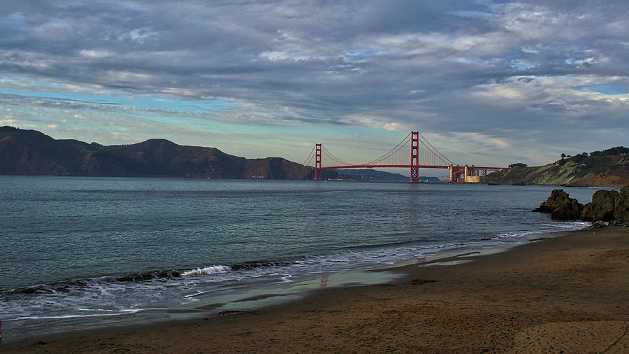 View of the Golden Gate Bridge from Baker Beach Photograph by Matthew DeGrushe