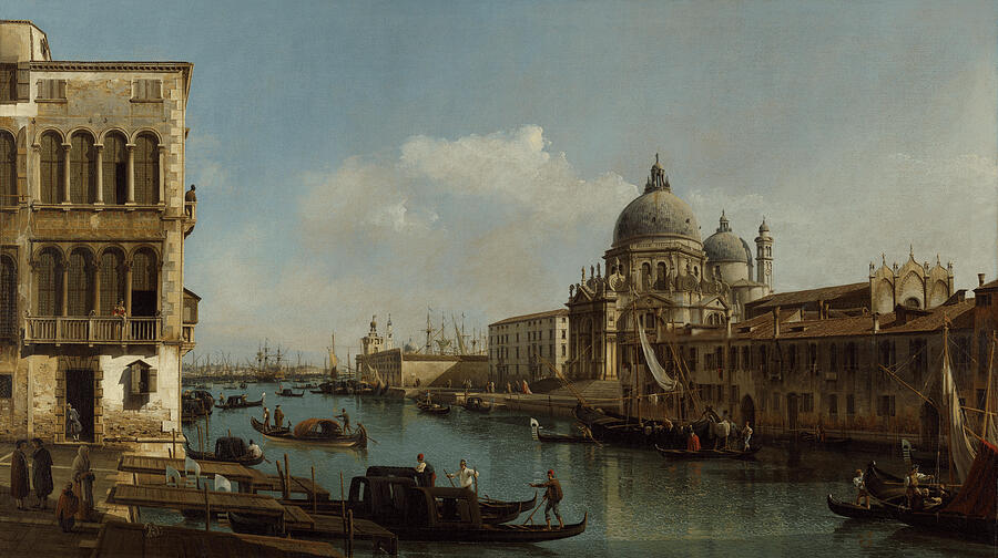 View of the Grand Canal - Bernardo Bellotto Digital Art by Samuel HUYNH View of the Grand Canal - Bernardo Bellotto Digital Art by Samuel HUYNH