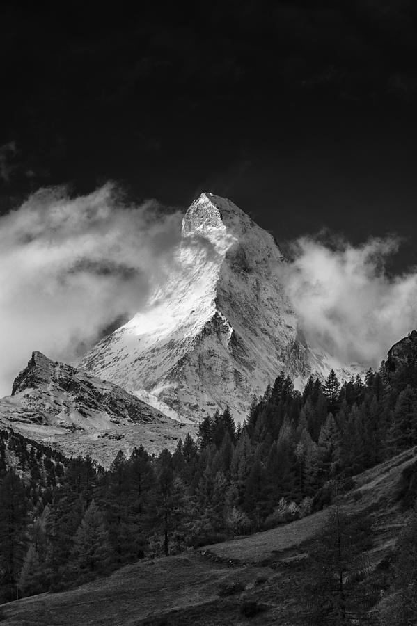 View of The Matterhorn, Swiss Alps Photograph by Mike Hill
