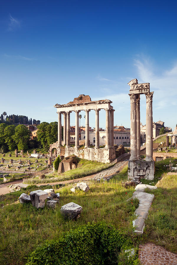 View of the Roman Forum at daytime, Rome, Italy Photograph by Matteo Colombo