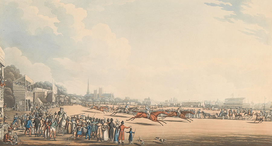 View of the Worcester Race-Course Relief by George Hunt