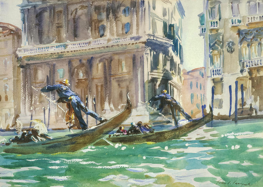John Singer Sargent Painting - View of Venice by John Singer Sargent by Mango Art