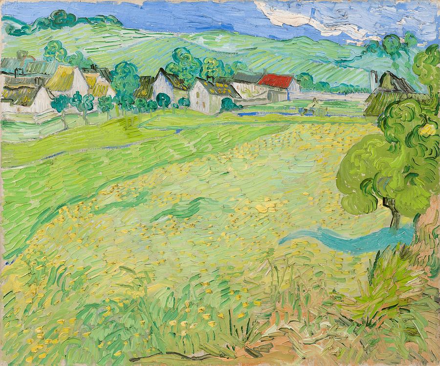 Vincent Van Gogh Painting - View of Vessenots Near Auvers by Vincent van Gogh