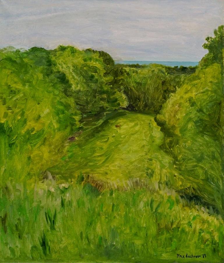 View on lake Erie Painting by Max Kushner - Fine Art America