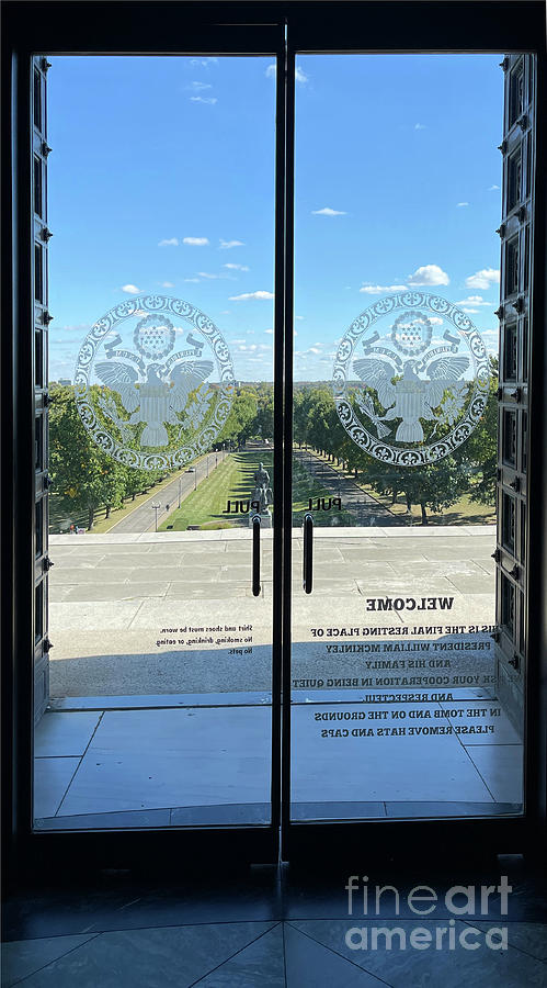View Out of McKinley Memorial 3663 Photograph by Jack Schultz