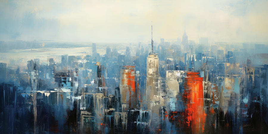 View over Manhattan Digital Art by Imagine ART