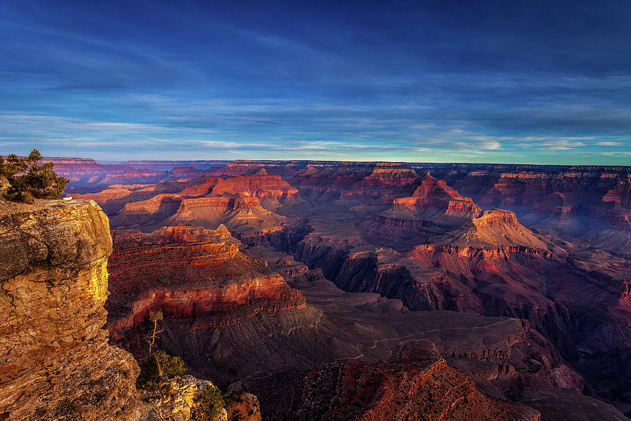 View over the Grand Canyon Photograph by Andrew Soundarajan