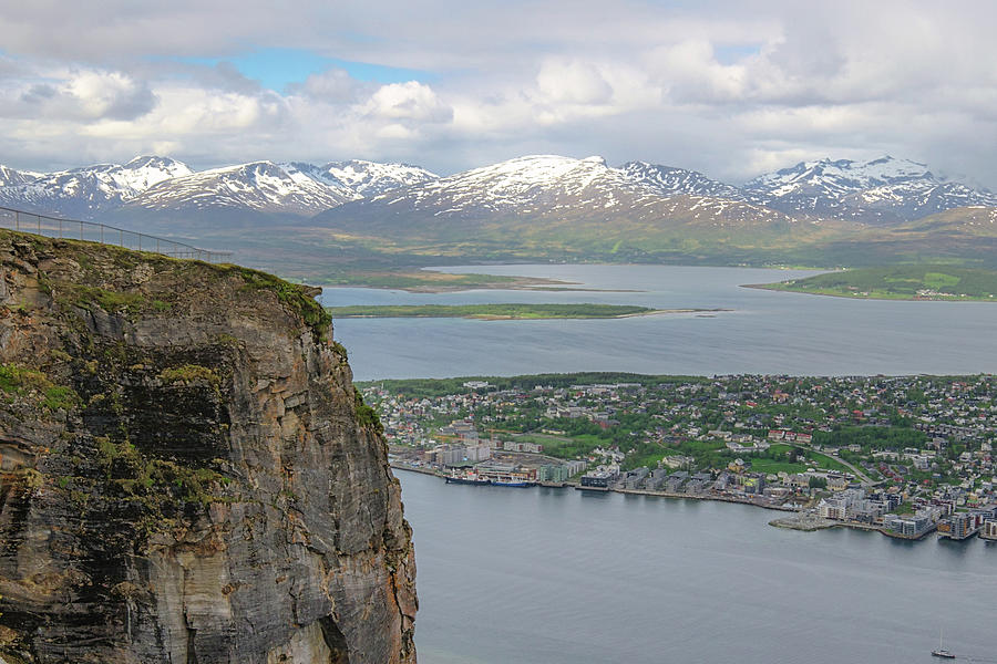 View over Tromso, Norway Photograph by Matthew DeGrushe