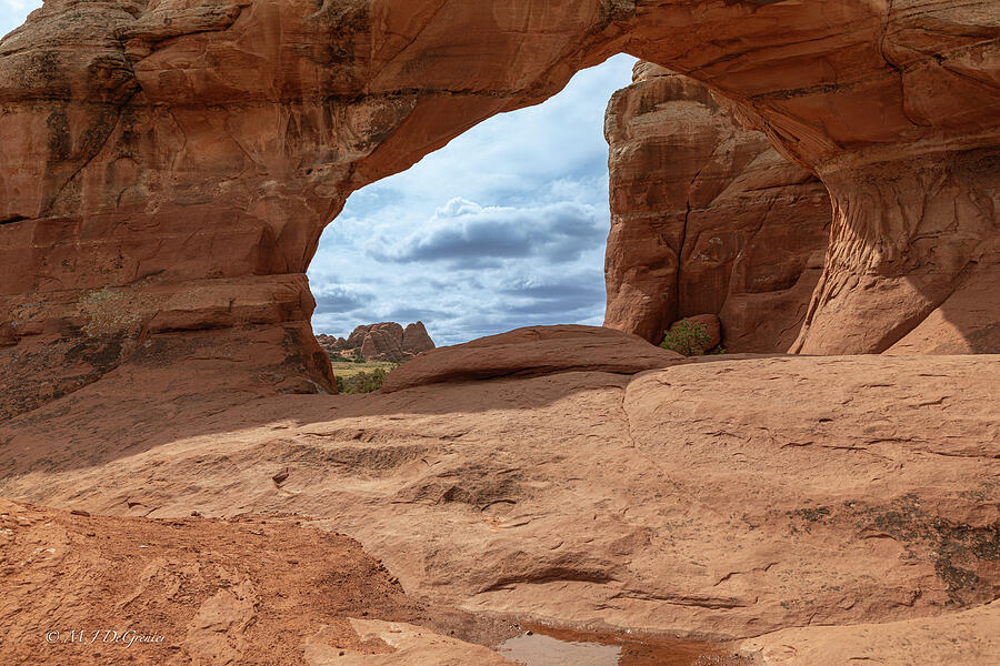 View Through Broken Arch Photograph by Michael DeGrenier View Through Broken Arch Photograph by Michael DeGrenier