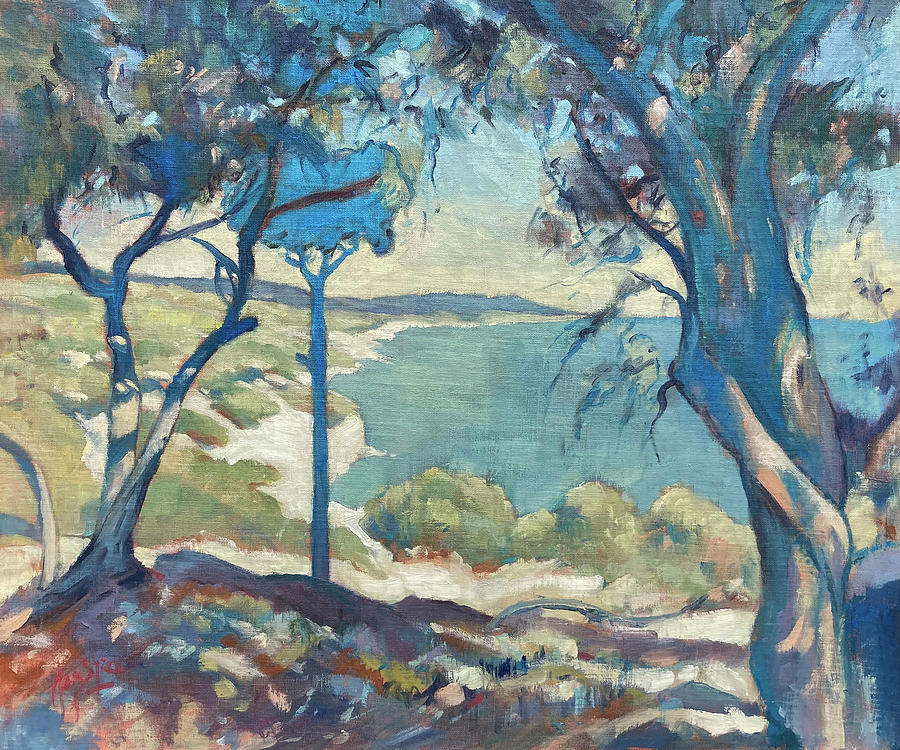 View to Paxos Painting by Nop Briex