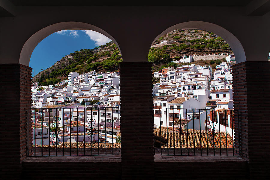 View to Pueblo Blanco Mijas Photograph by Jenny Rainbow
