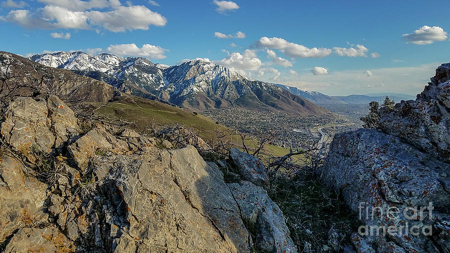 view towards Mount Olympus Photograph by Spencer Baugh