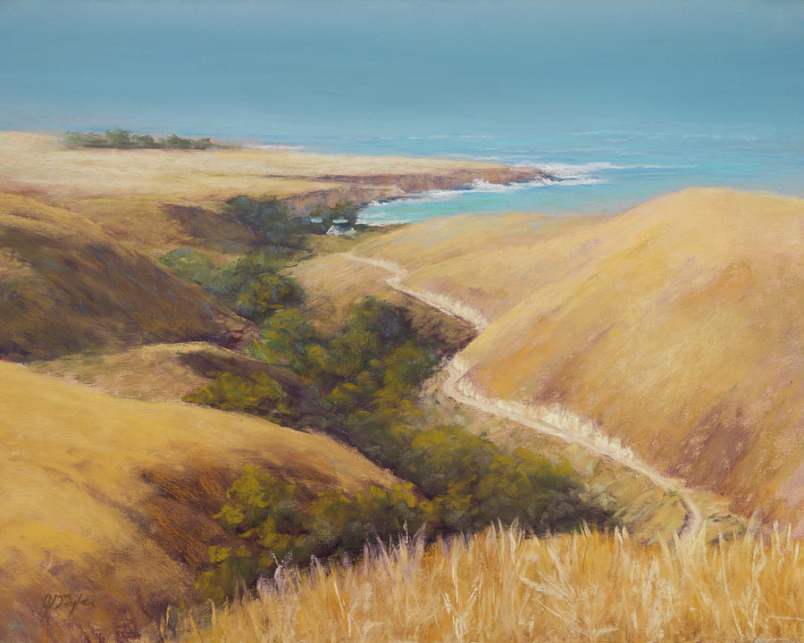 View Towards Spooners Cove Painting by Jim Tyler