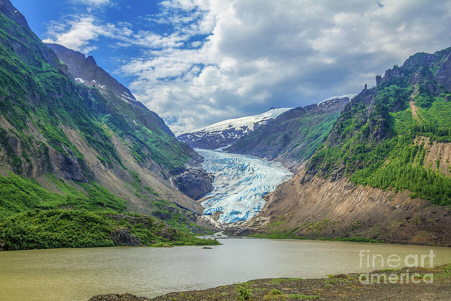Viewing Bear Glacier Photograph by Robert Bales