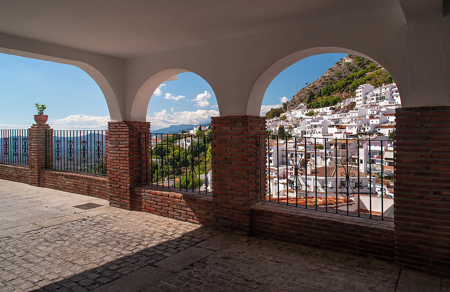 Viewpoint Arches in Mijas Pueblo 1 Photograph by Jenny Rainbow