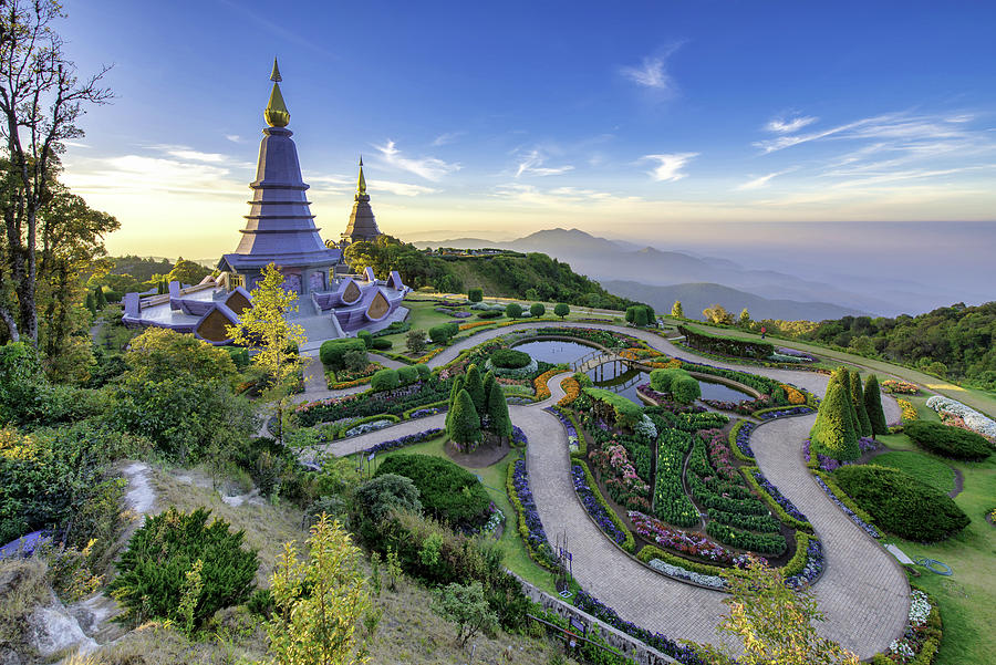 Viewpoint Doi Inthanon at Chiang Mai,Thailand Photograph by Wichianduangsri
