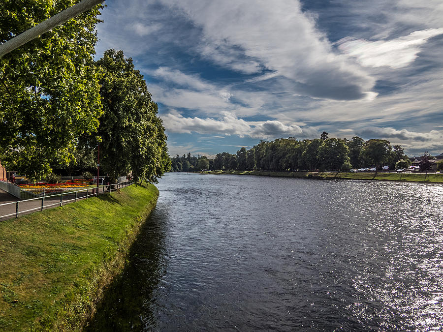 Views of the River Ness, Inverness, Scotland Photograph by VWB photos