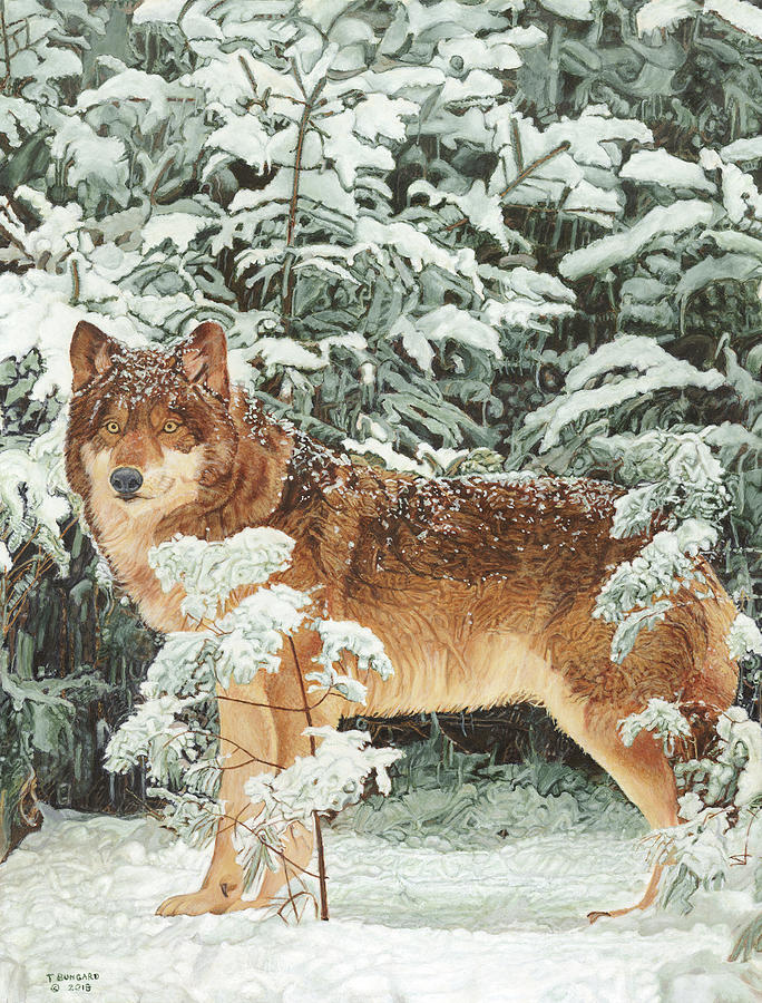 Vigilance Painting by Terry Bungard
