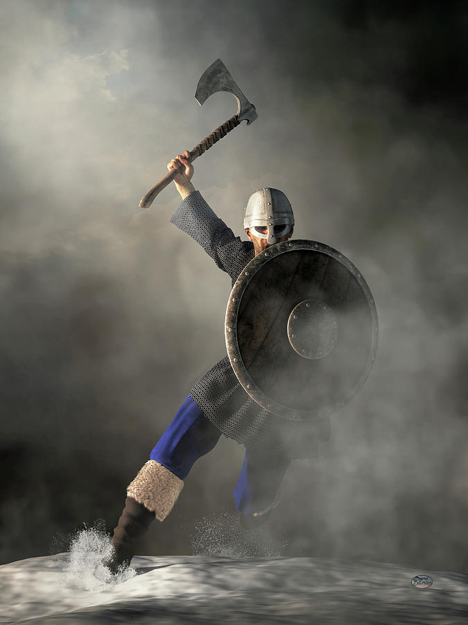 Viking Attack Digital Art by Daniel Eskridge