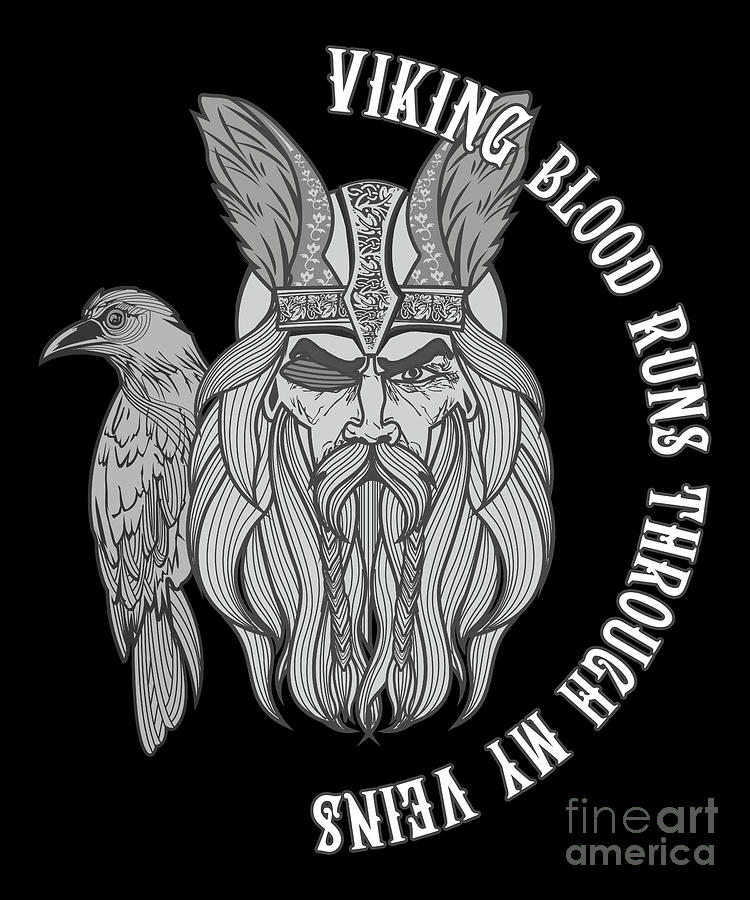 Viking Blood Bird Digital Art by Shir Tom - Fine Art America