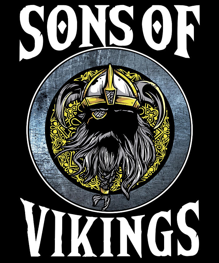 Viking Blood Vikings Norse Mythology hipster Painting by Will Young ...