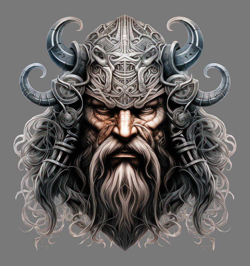 Viking Cnut The Great The King Of Five Kingdoms Digital Art By Oscar ...