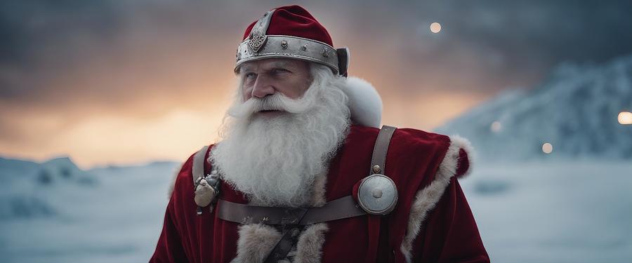 Viking Santa Digital Art by Matt Marek - Fine Art America