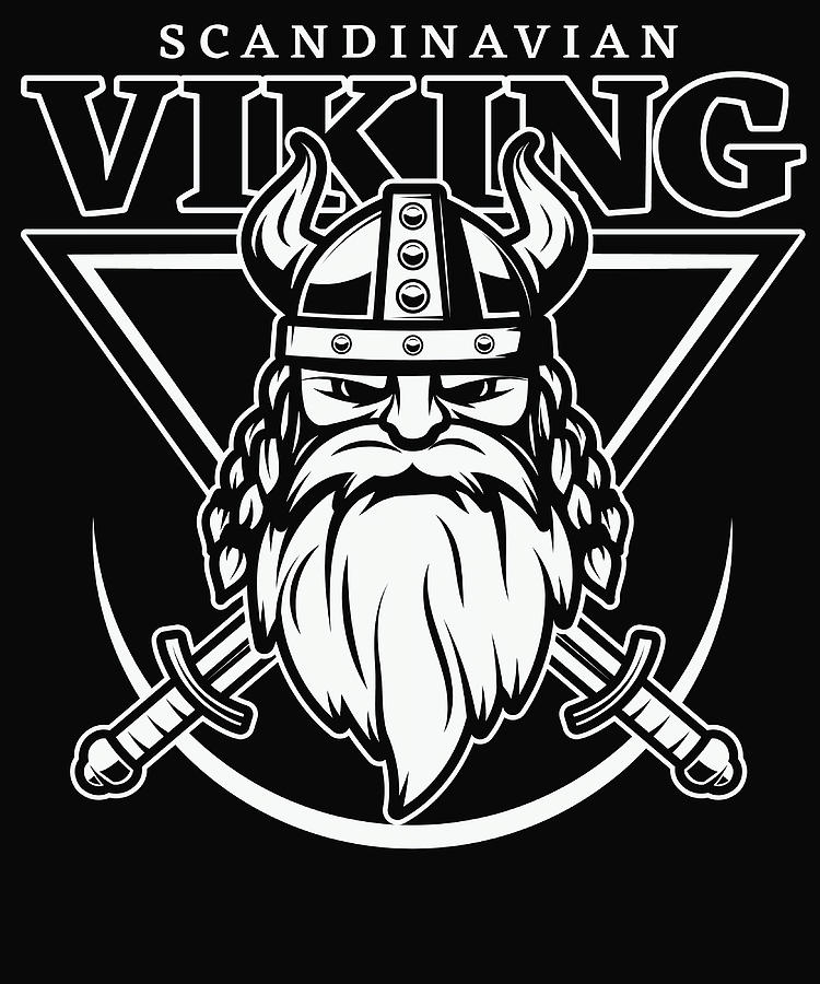 Viking Sons Of Odin Valhalla Graphic Vikings Art Painting by Campbell ...