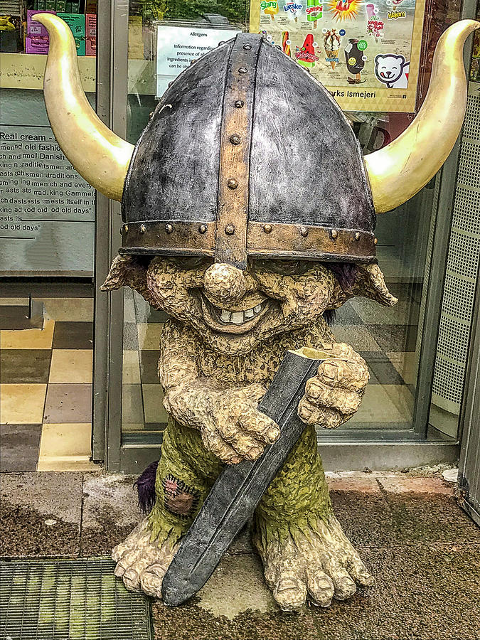 Viking Troll Photograph by Bill Barber