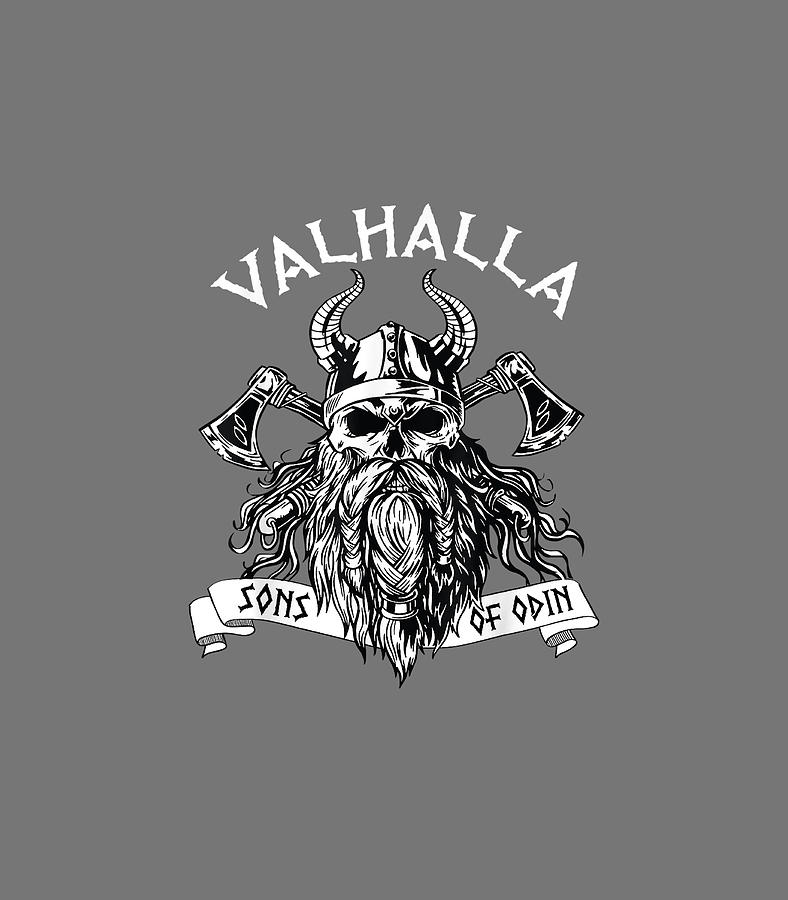 Viking Valhalla Sons Of Odin Norse Nordish Thor My Digital Art by ...