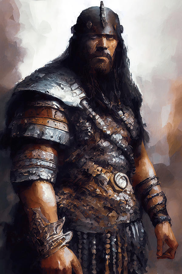 Viking Warrior, 02 Painting by AM FineArtPrints