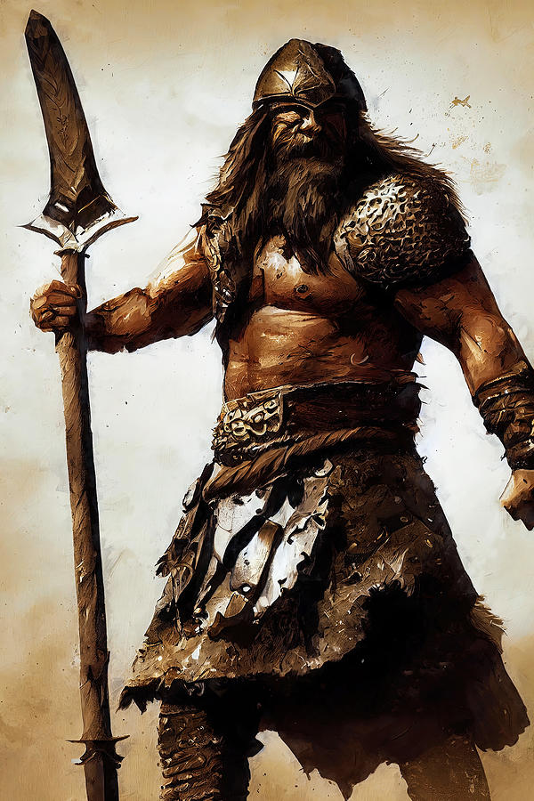 Viking Warrior, 03 Painting by AM FineArtPrints