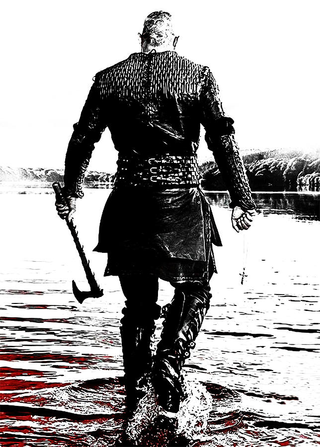 vikings Poster cool Painting by Hunter Victoria Fine Art America