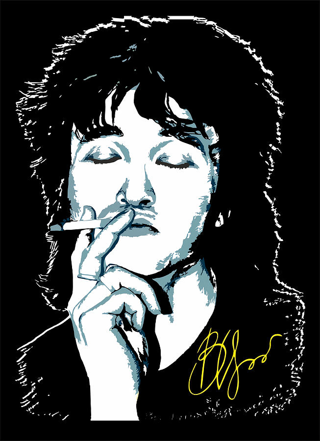 Viktor Tsoi Portrait Poster Tumblr Painting By Georgia Karl Pixels