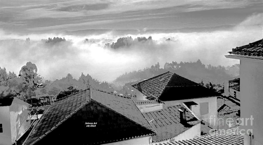 Vilar Portugal Roof Tops Photograph by John Anderson