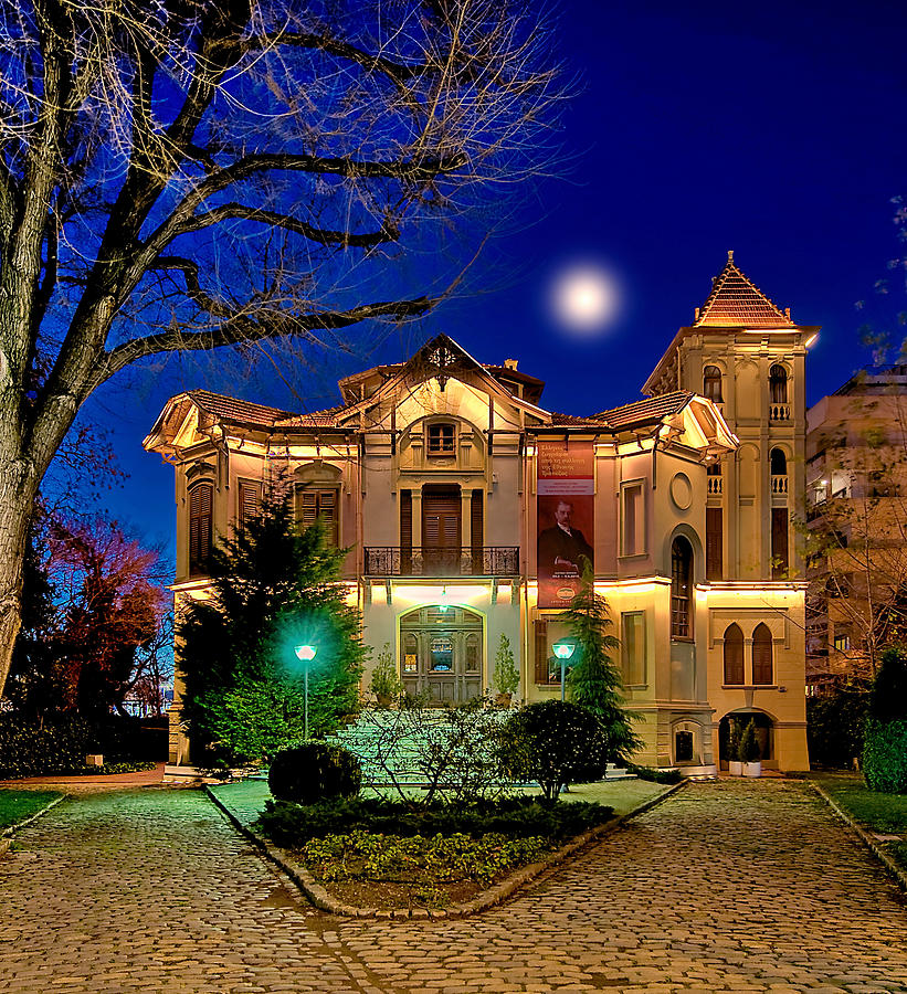 Villa Mehmet Kapantzi (National Bank of Greece Educational Institution) Photograph by Photo By Dimitrios Tilis