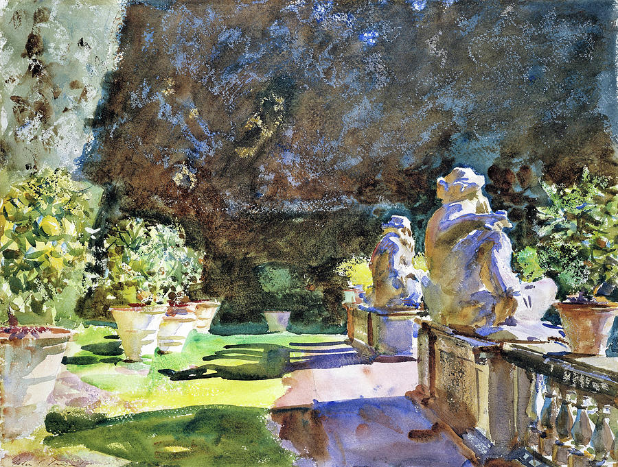John Singer Sargent Painting - Villa of Marlia, Lucca - Digital Remastered Edition by John Singer Sargent