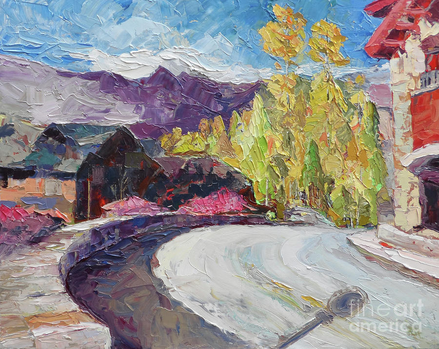 Village Bridge, 2018 Painting by PJ Kirk