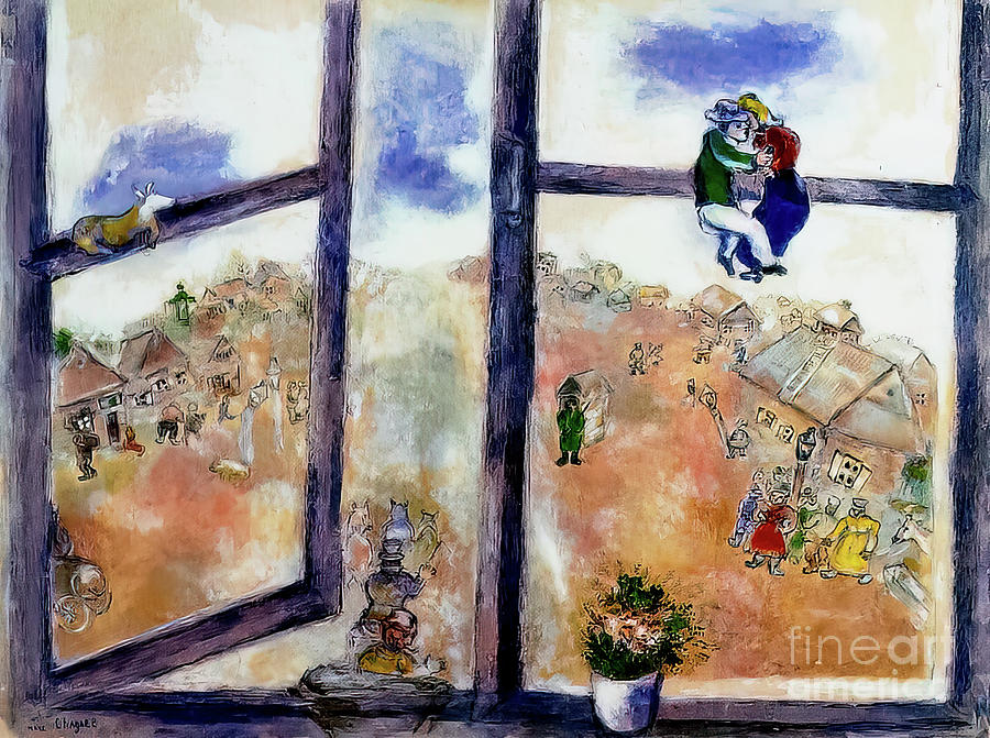 Village Festival by Marc Chagall 1929 Painting by M G